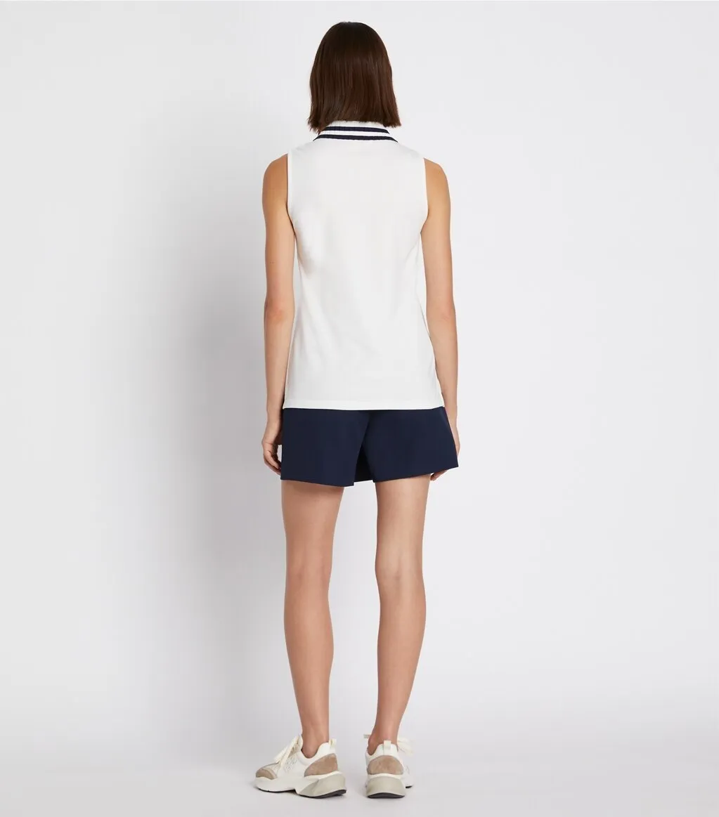 Tory Burch  |Casual Style Sleeveless Plain Logo Tanks & Camisoles