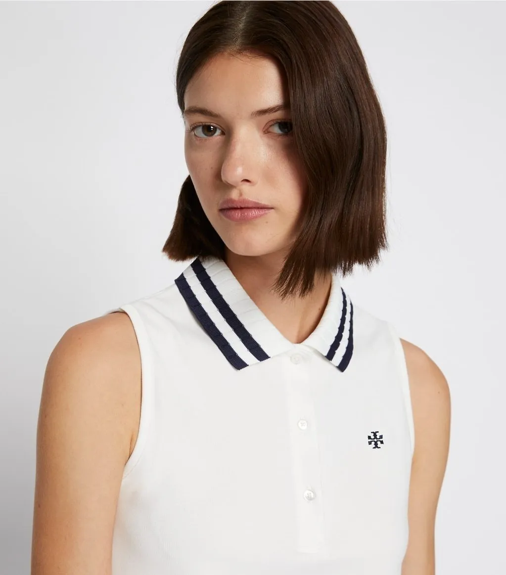 Tory Burch  |Casual Style Sleeveless Plain Logo Tanks & Camisoles