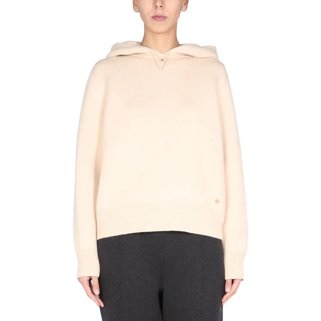 Tory Burch  |Casual Style Wool Long Sleeves Plain Elegant Style