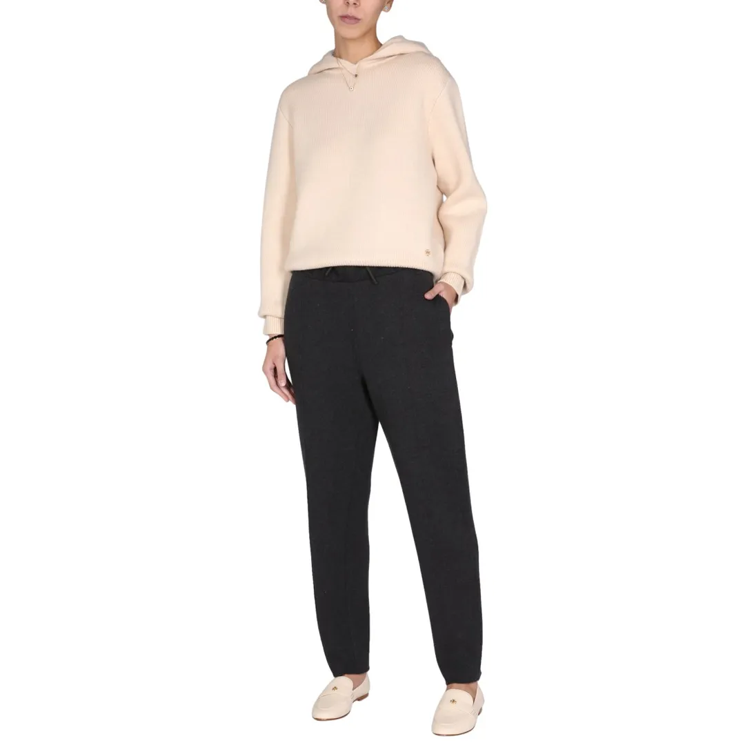 Tory Burch  |Casual Style Wool Long Sleeves Plain Elegant Style