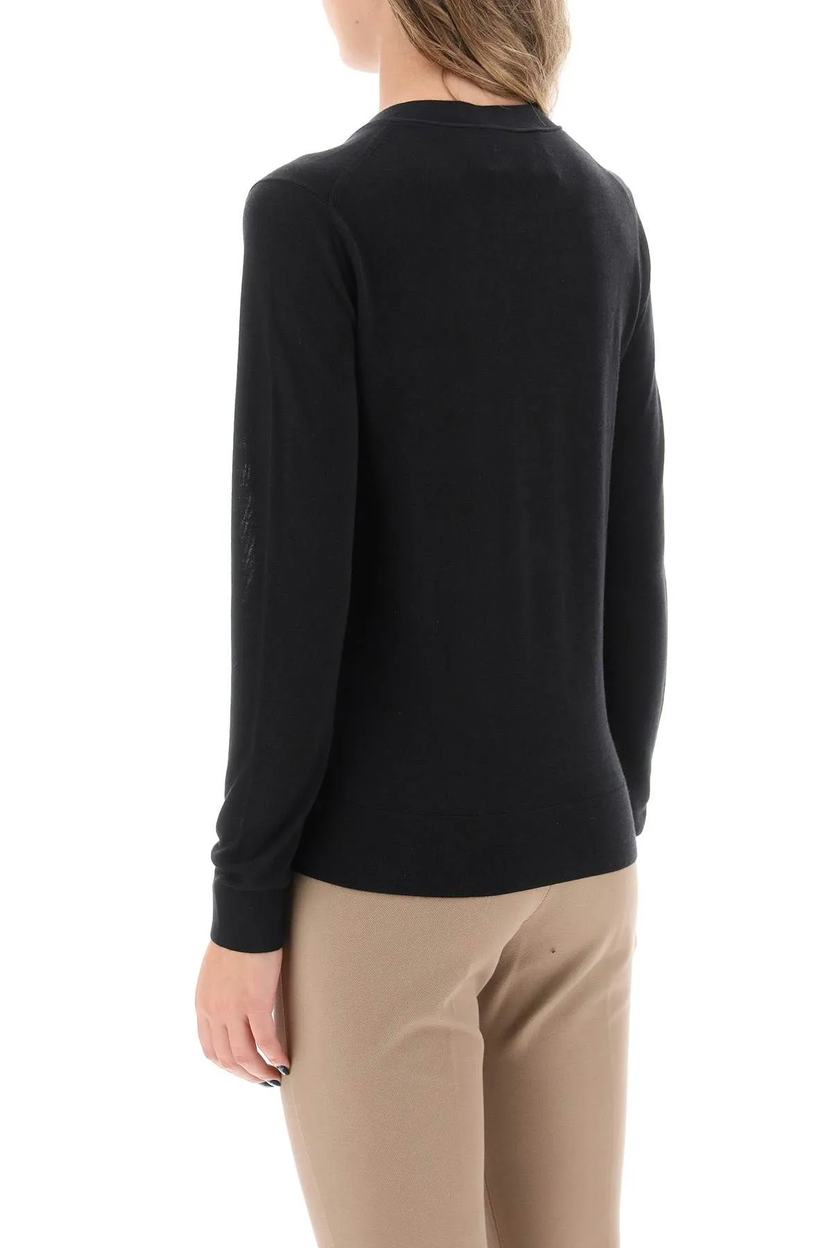 Tory Burch  |Casual Style Wool Long Sleeves Plain Party Style