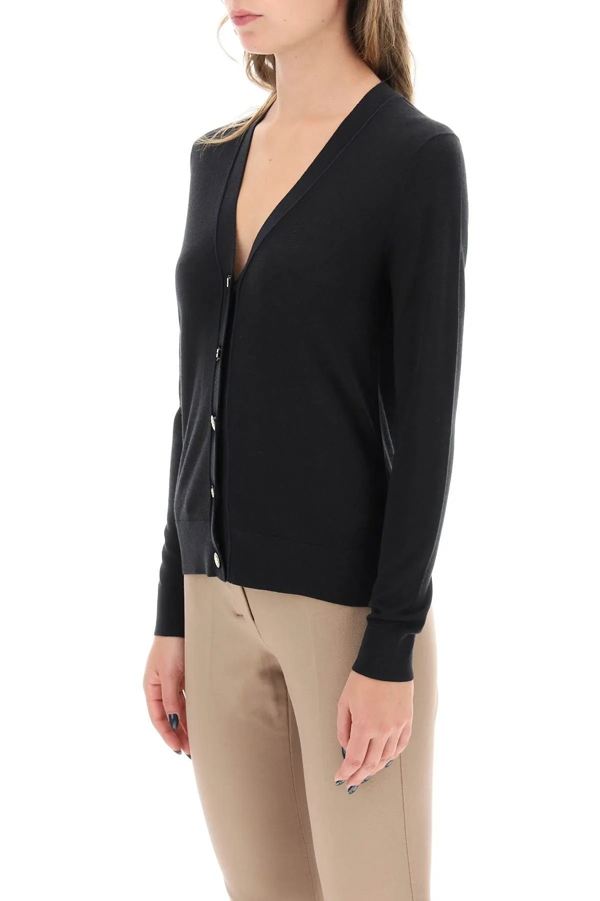 Tory Burch  |Casual Style Wool Long Sleeves Plain Party Style