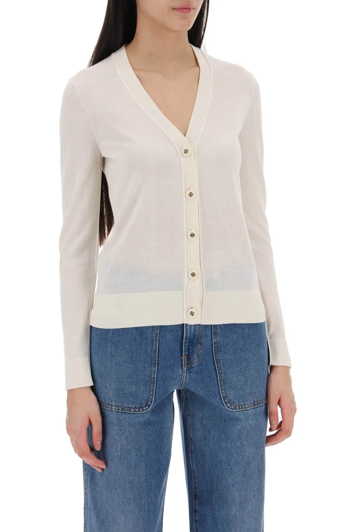 Tory Burch  |Casual Style Wool Long Sleeves Plain Party Style