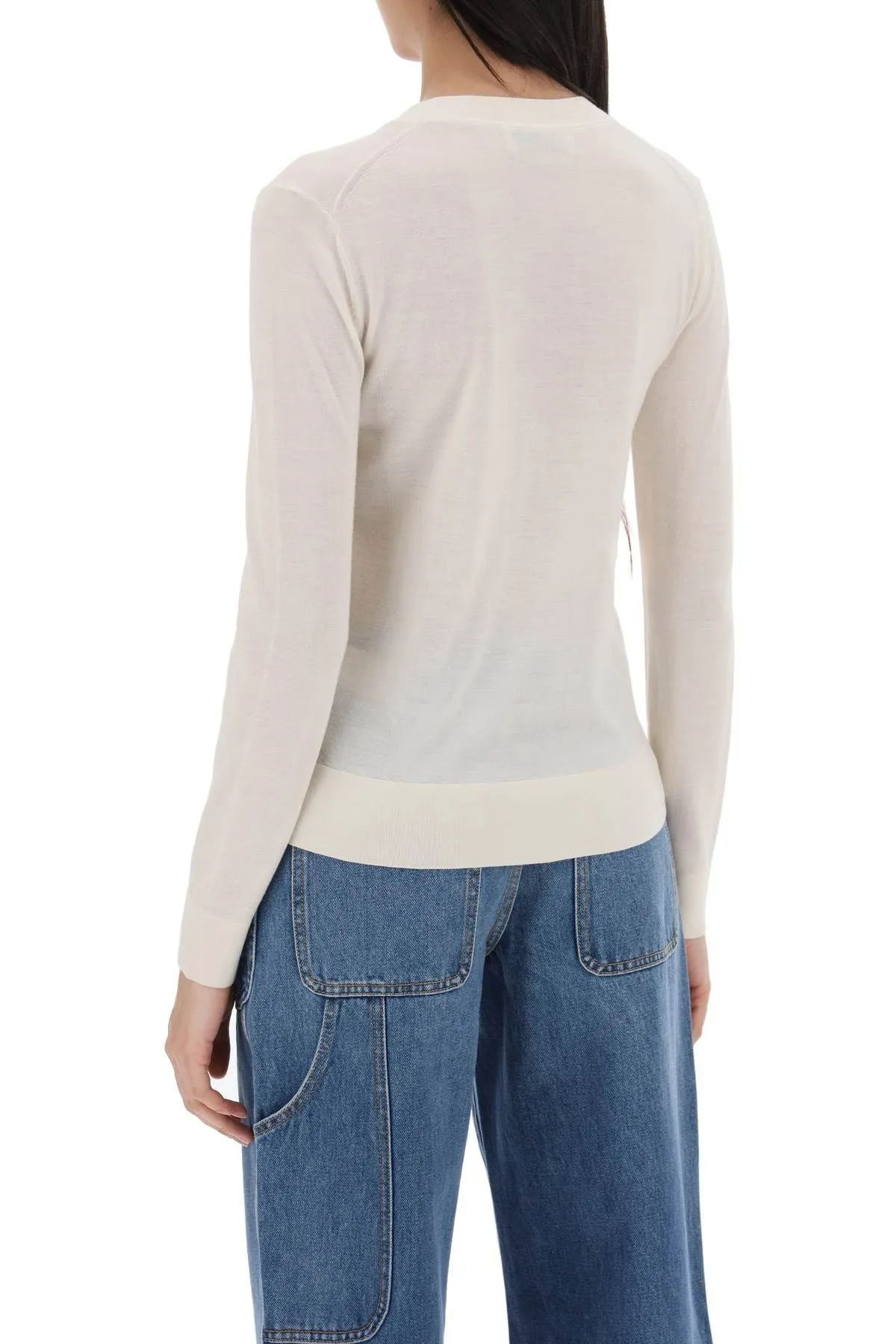 Tory Burch  |Casual Style Wool Long Sleeves Plain Party Style