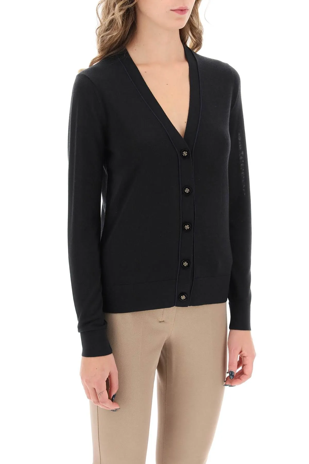 Tory Burch  |Casual Style Wool Long Sleeves Plain Party Style