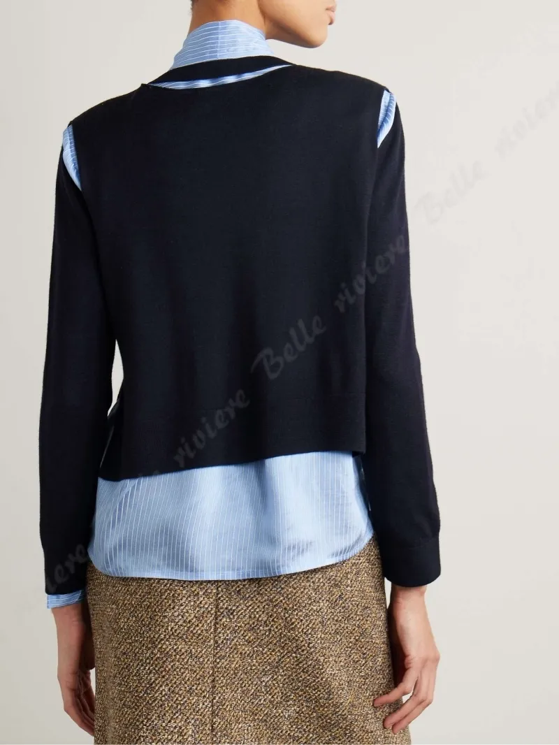 Tory Burch  |Casual Style Wool Street Style Long Sleeves Elegant Style