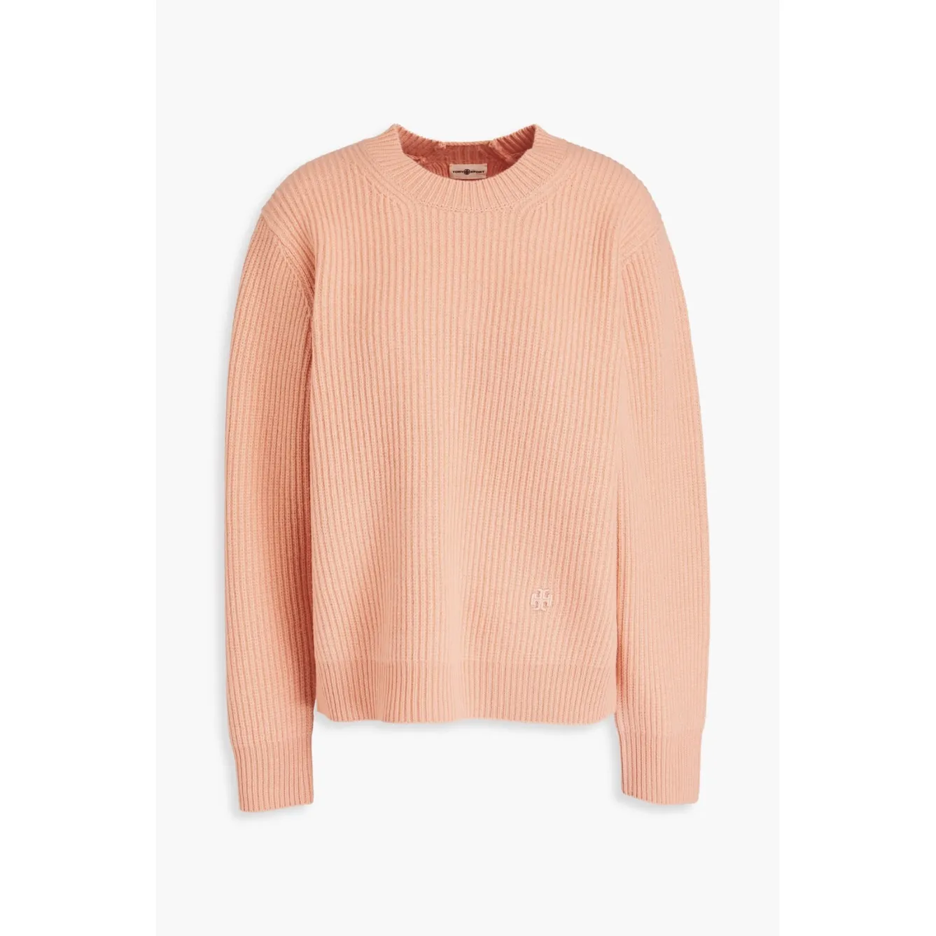 Tory Burch  |Crew Neck Casual Style Wool Rib Long Sleeves Plain