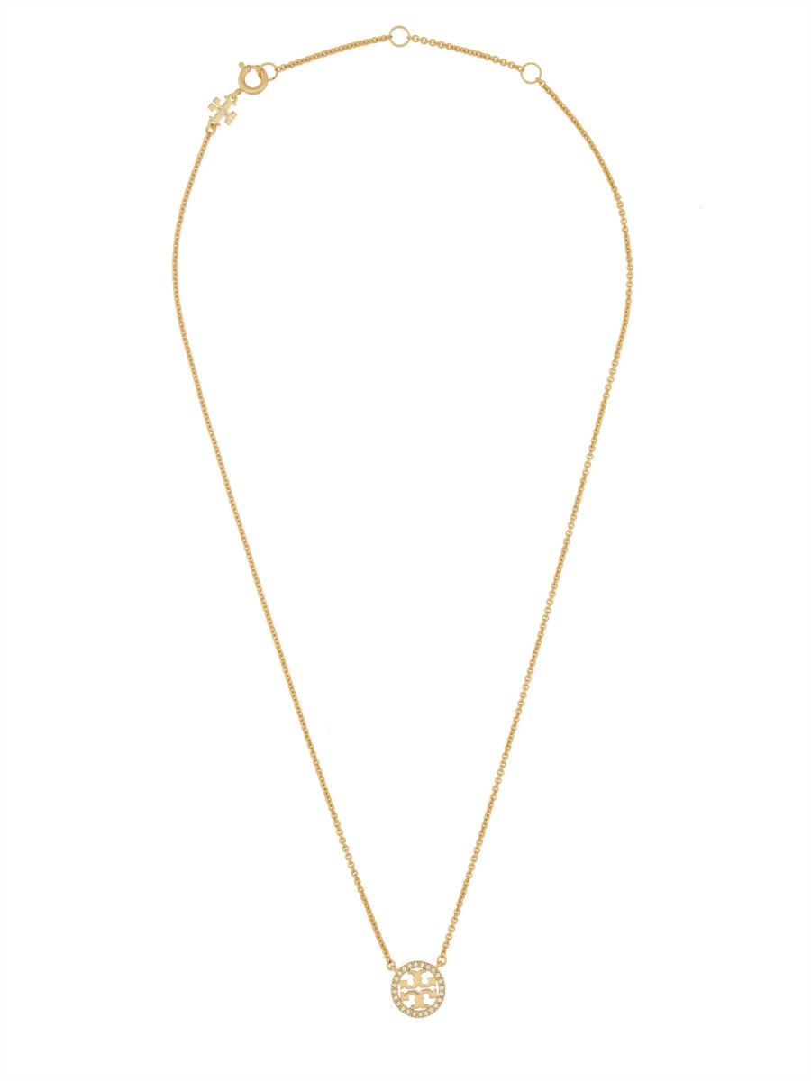 TORY BURCH    PAVE MILLER NECKLACE