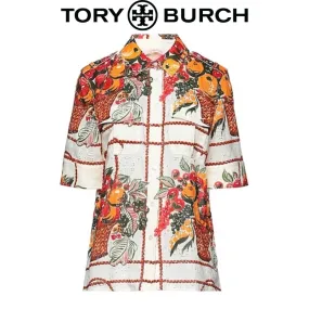 Tory Burch  |Short Sleeves Shirts & Blouses