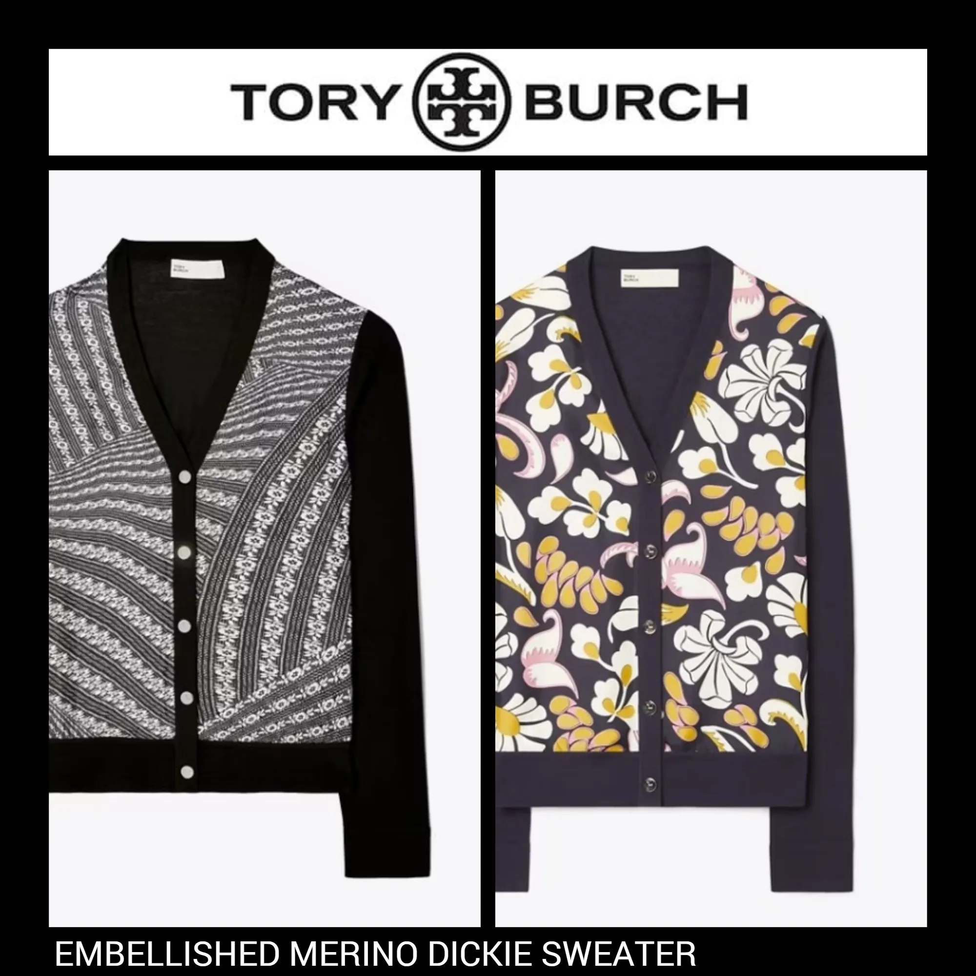 Tory Burch  |Silk Cardigans