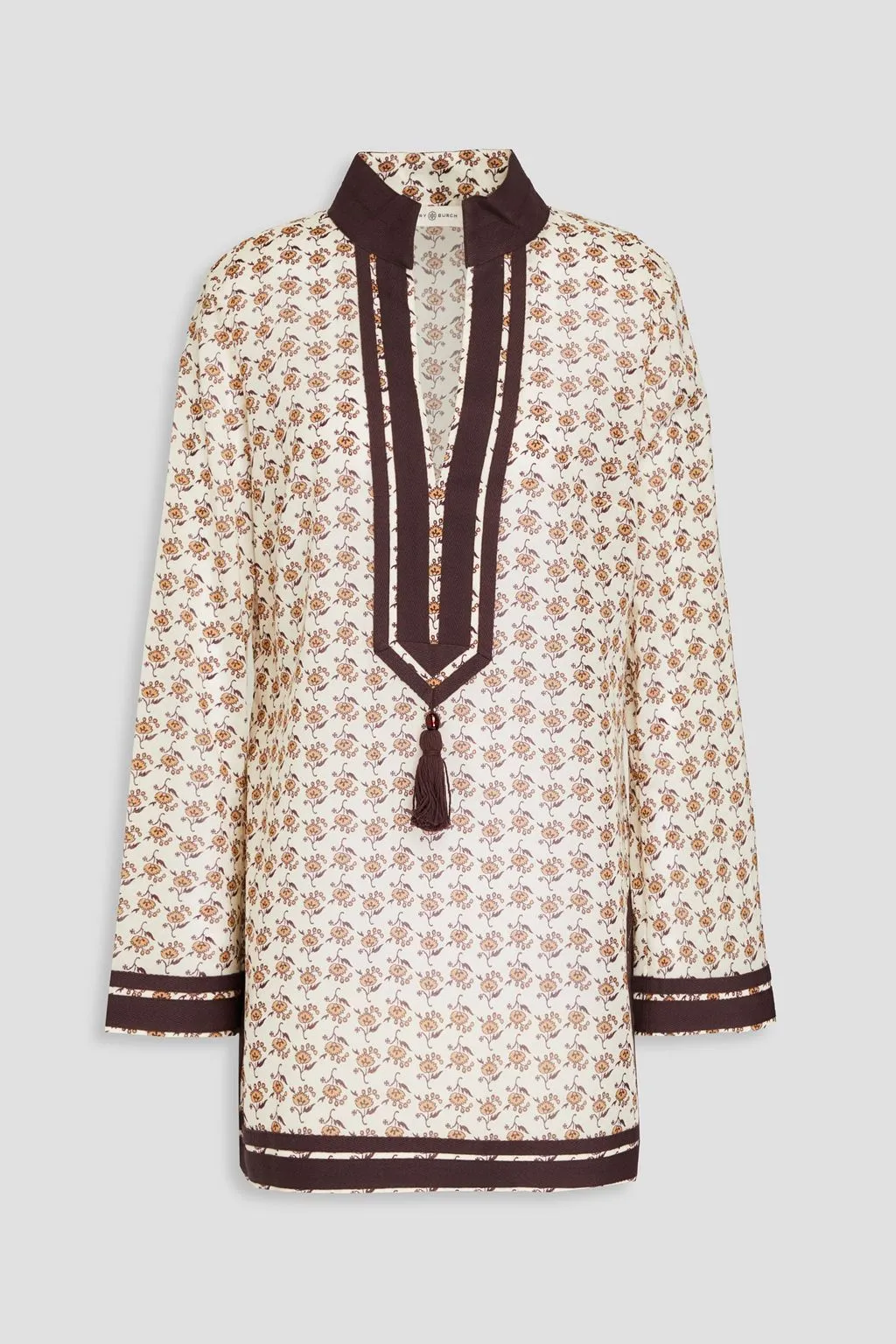 Tory Burch  |Tassel Long Sleeves Cotton Tunics