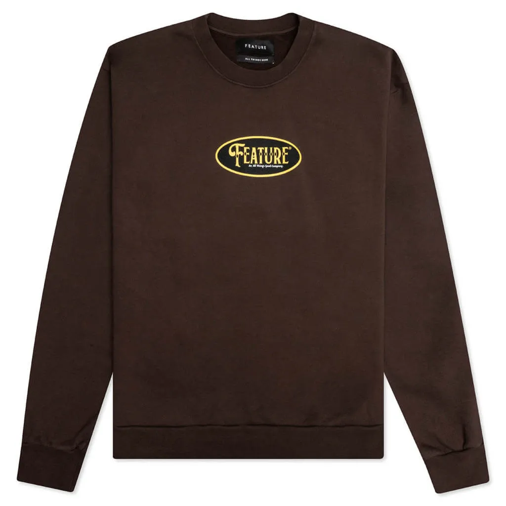 Triumph Crewneck - Bitter Chocolate