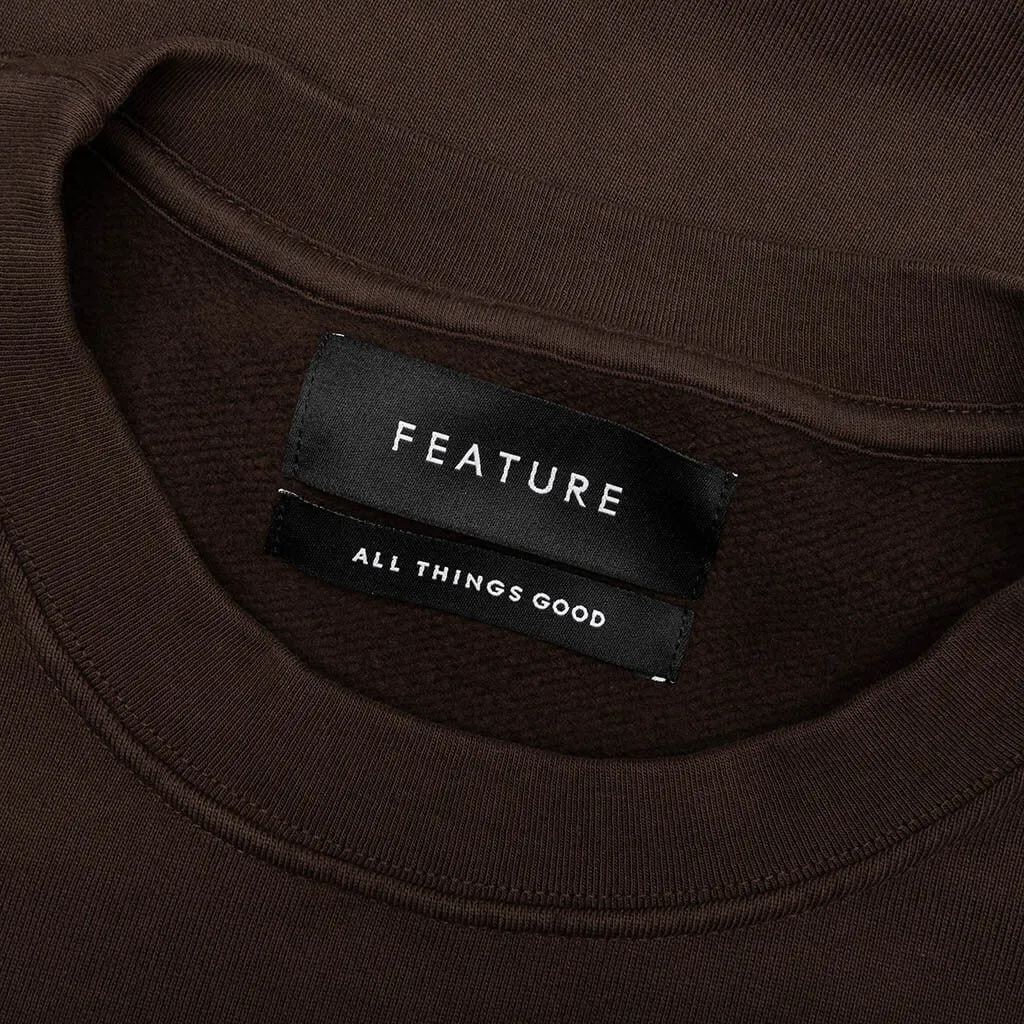 Triumph Crewneck - Bitter Chocolate