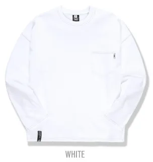 TWN  |Unisex Street Style U-Neck Long Sleeves Cotton Oversized