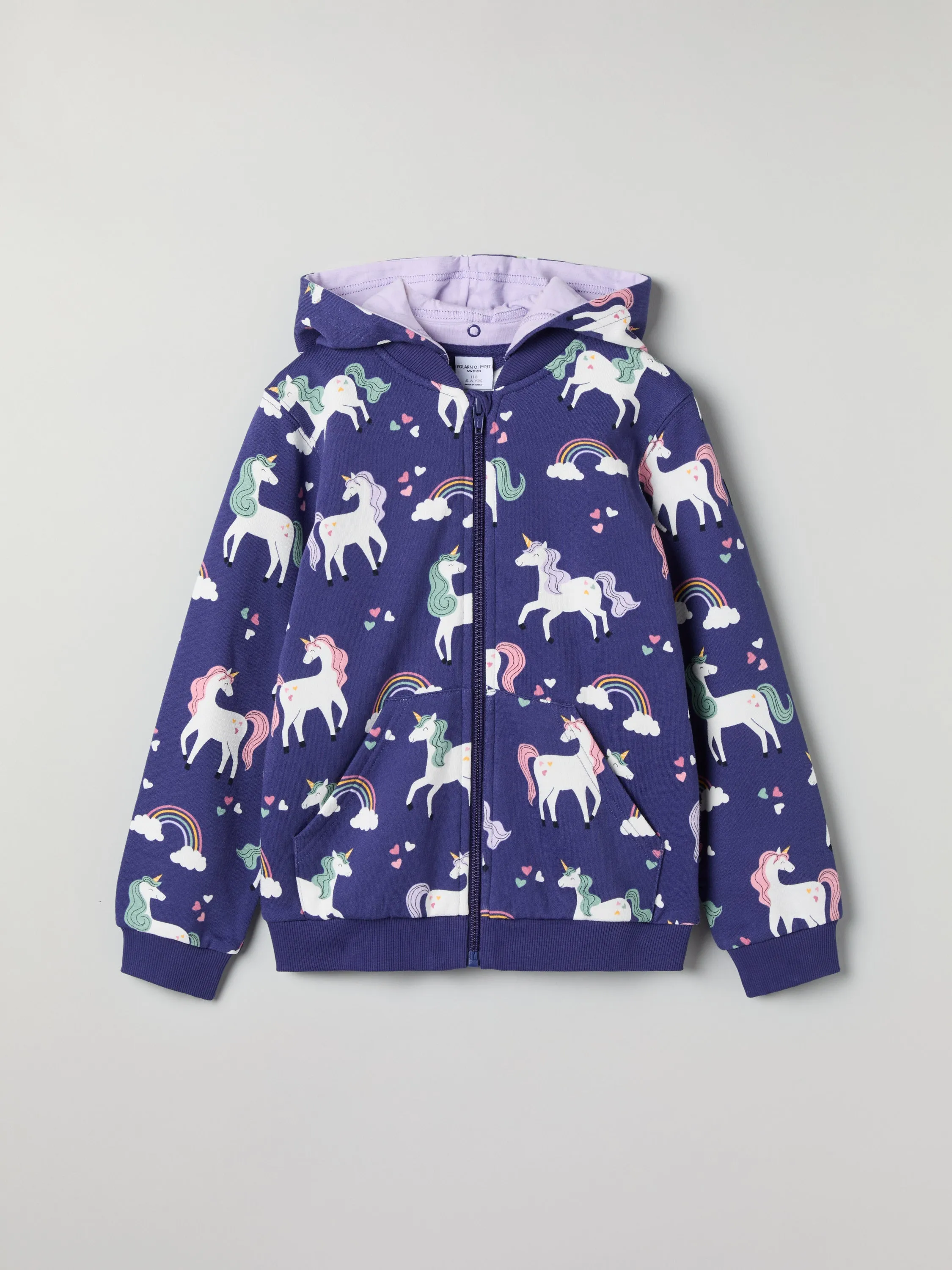 Unicorn Print Kids Hoodie