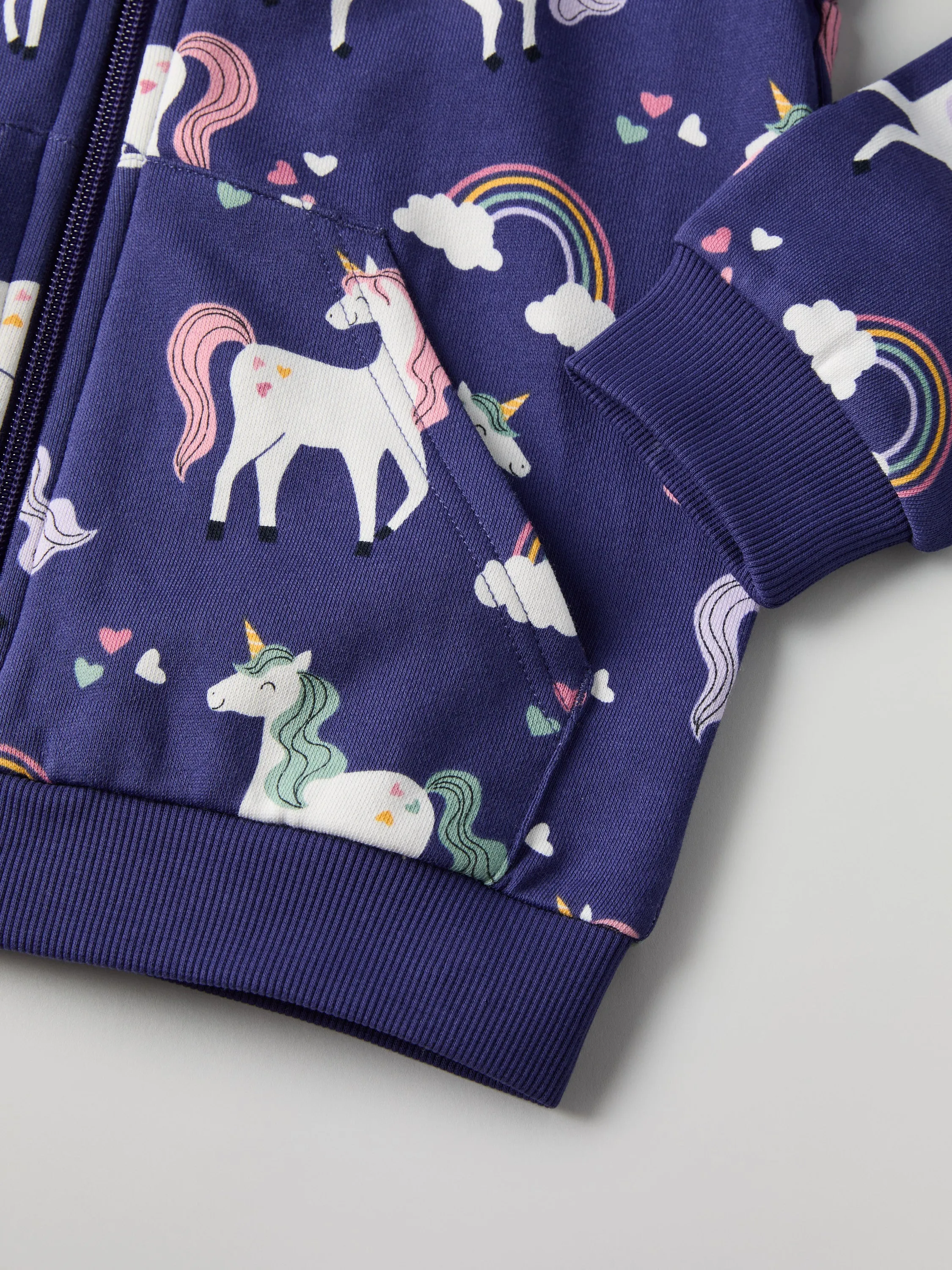 Unicorn Print Kids Hoodie