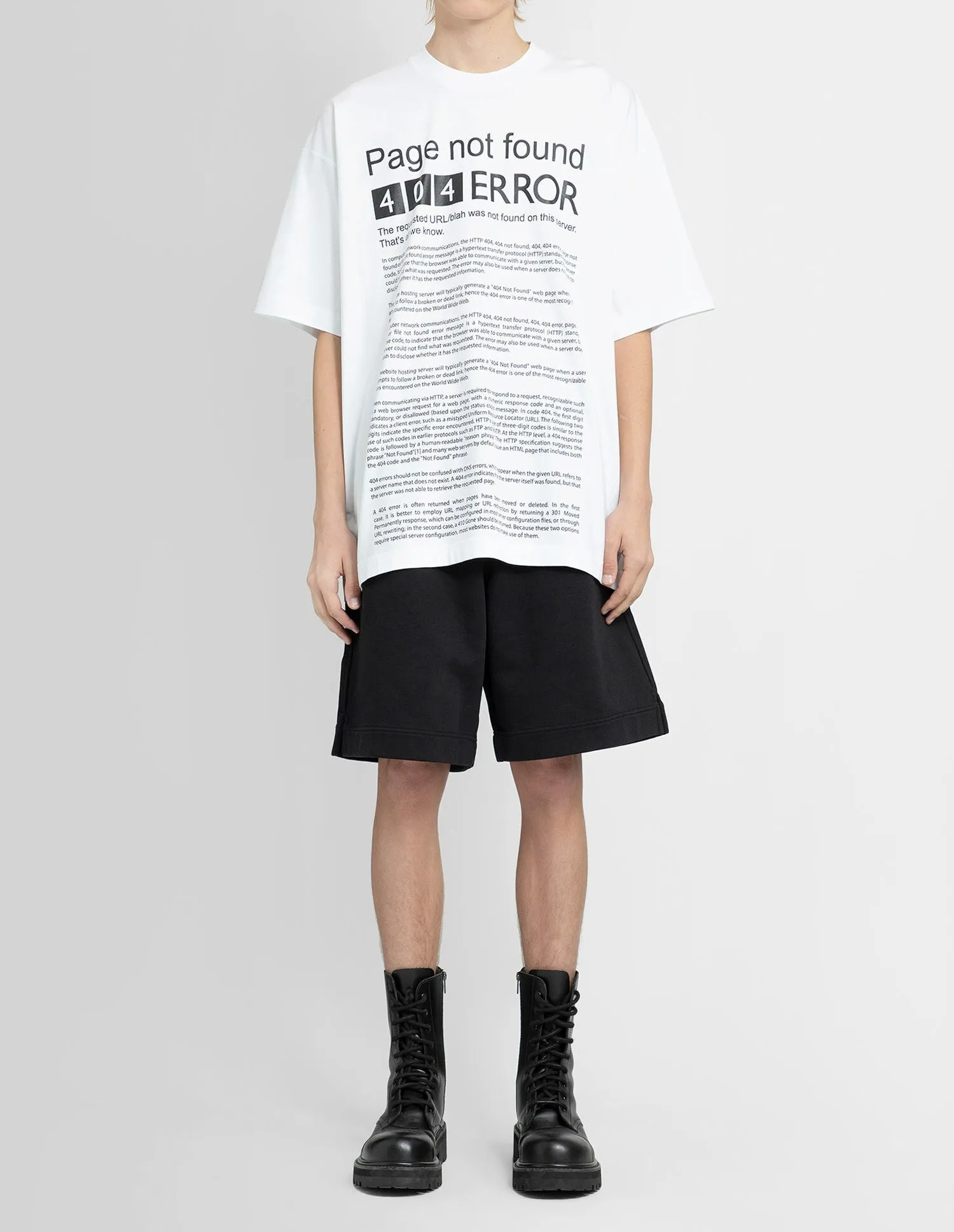 VETEMENTS  |Crew Neck Pullovers Unisex Street Style Cotton Short Sleeves