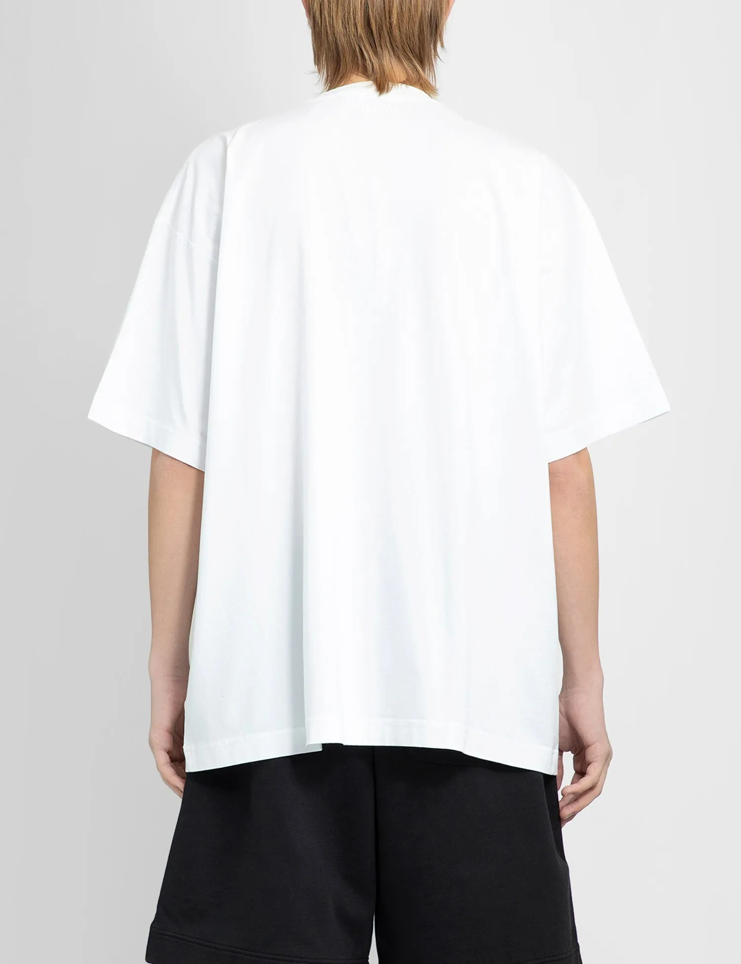 VETEMENTS  |Crew Neck Pullovers Unisex Street Style Cotton Short Sleeves