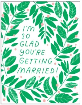 Vines Wedding Card