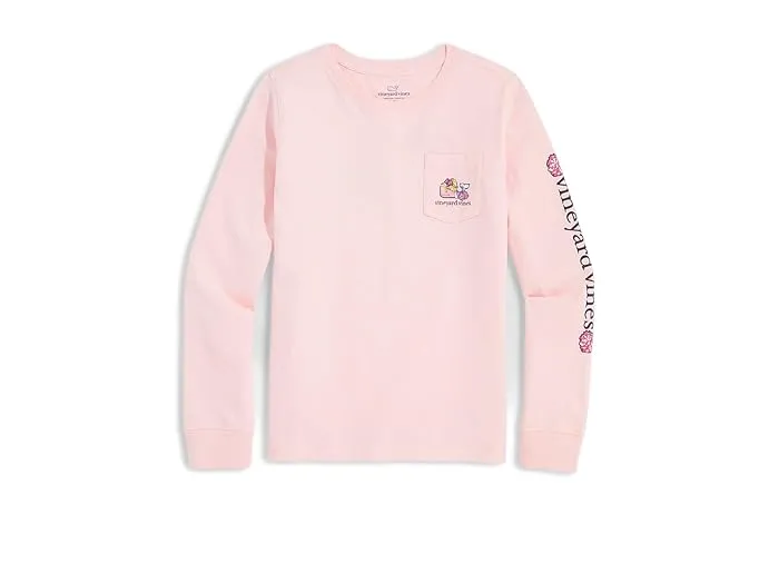 Vineyard Vines Kids Girls' Cheerleader Long Sleeve Tee (Little Kid)