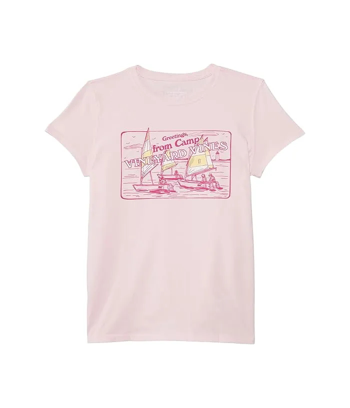 Vineyard Vines Kids Letter From Camp Short-Sleeve Tee (Toddler/Big Kids)