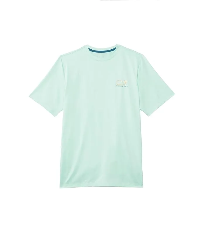 Vineyard Vines Kids Short Sleeves Whale Harbor Tee (Little Kid)