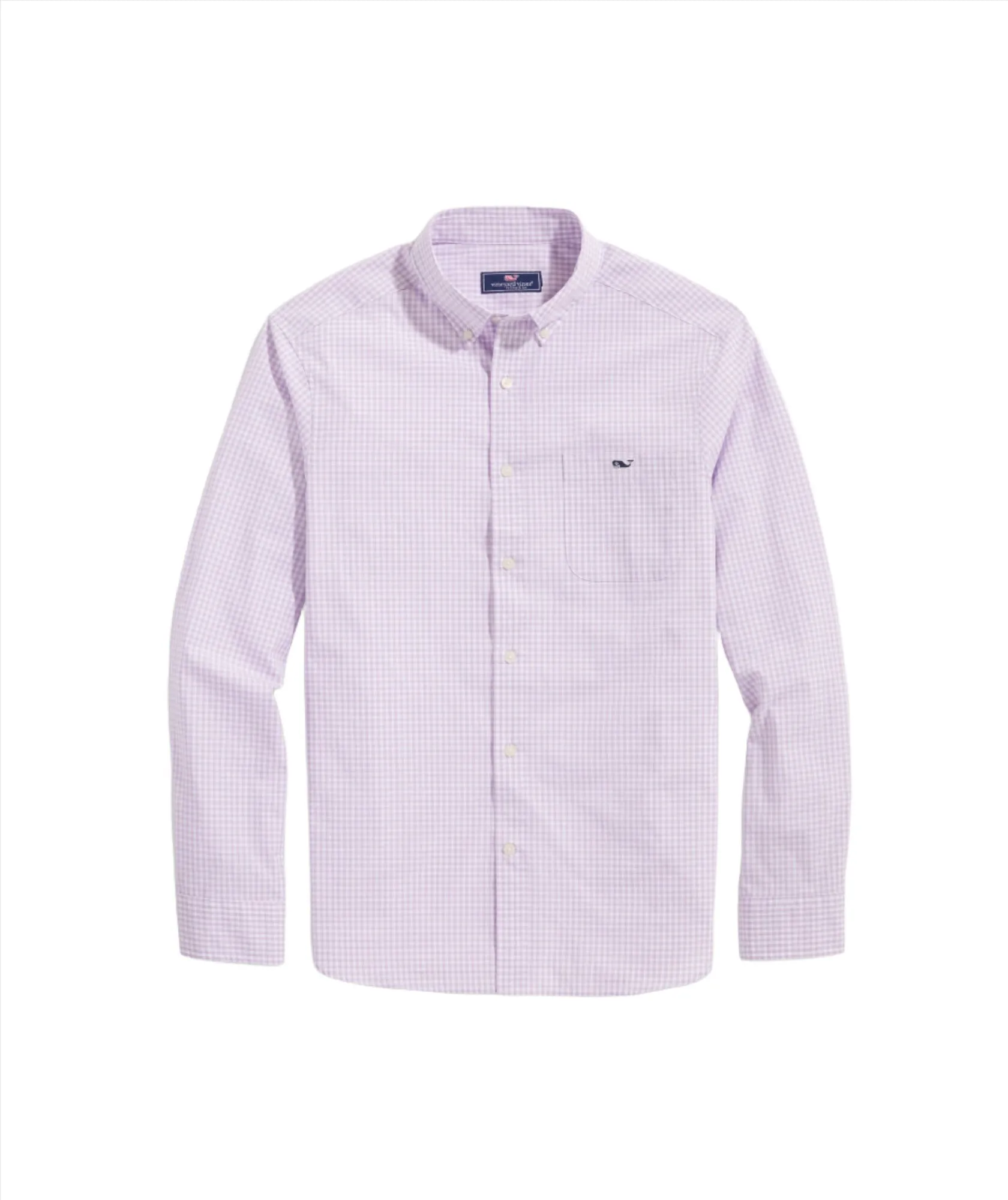 Vineyard Vines Mens Classic Fit Poplin Long Sleeve Button Down Shirt