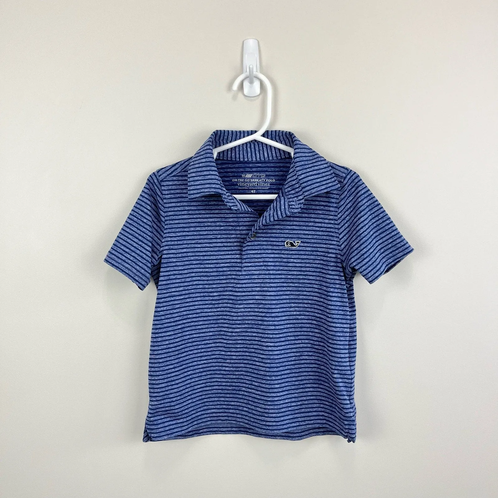 Vineyard Vines On the Go Sankaty Stripe Polo 4T