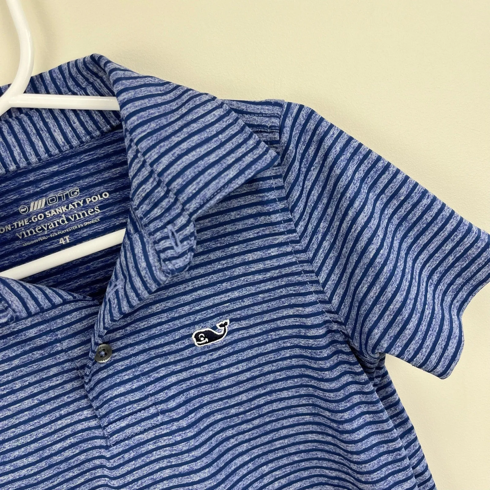 Vineyard Vines On the Go Sankaty Stripe Polo 4T