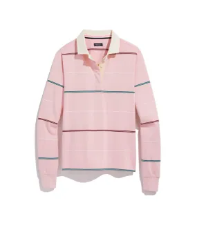 Vineyard Vines Womens Heritage Striped Rugby Long Sleeve Shirt