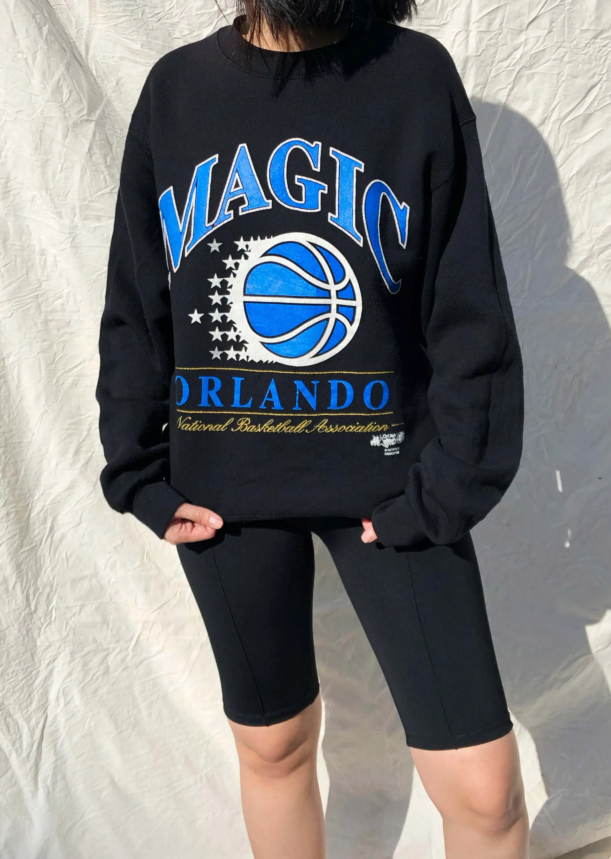 Vintage 90's Lee Sport NBA Orlando Magic Sweater Black (M)