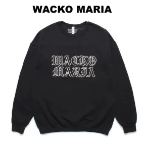 WACKO MARIA  |Pullovers Unisex Street Style Long Sleeves Cotton Logo