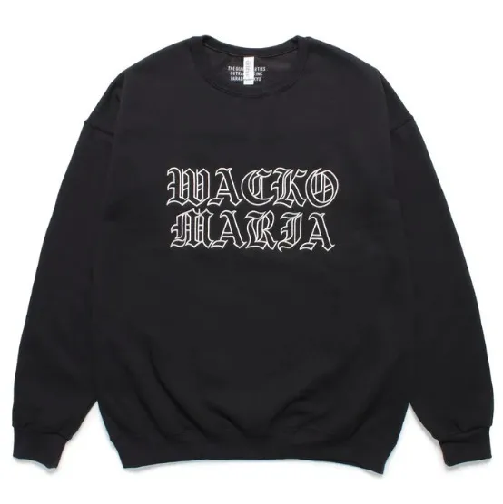 WACKO MARIA  |Pullovers Unisex Street Style Long Sleeves Cotton Logo