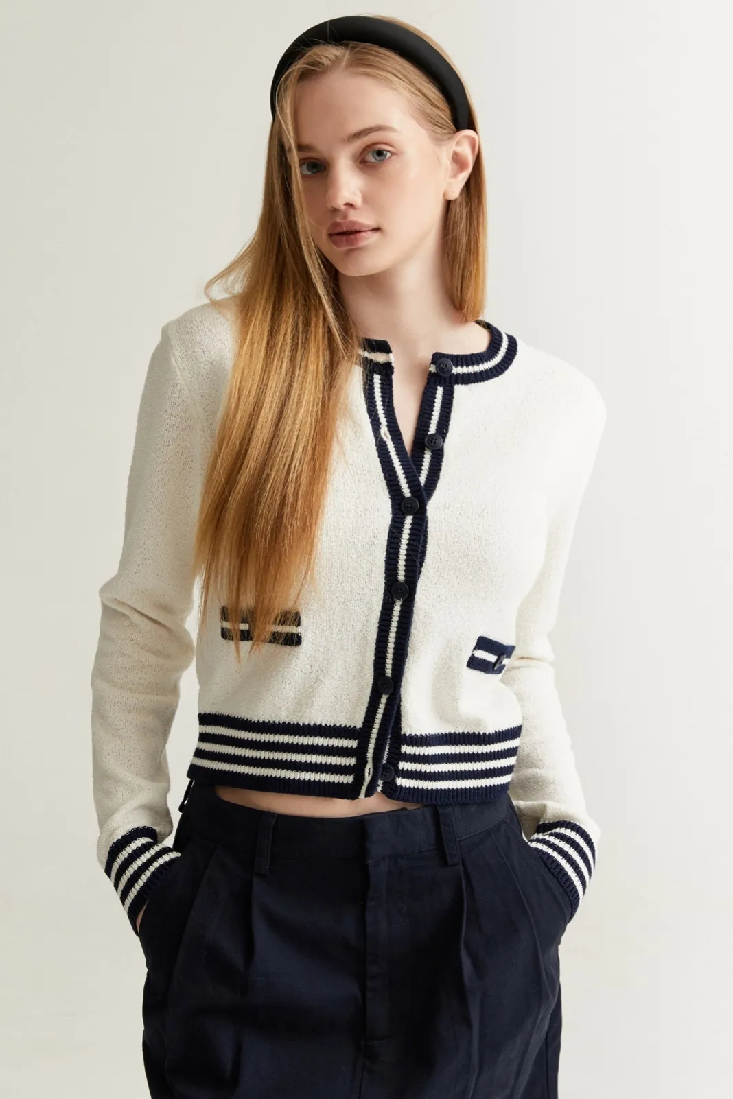 WHO.A.U  |Boucle Cardigan (3Colors)  WHCKD2371F