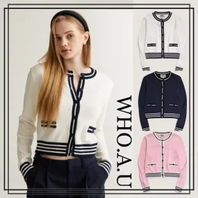 WHO.A.U  |Boucle Cardigan (3Colors)  WHCKD2371F