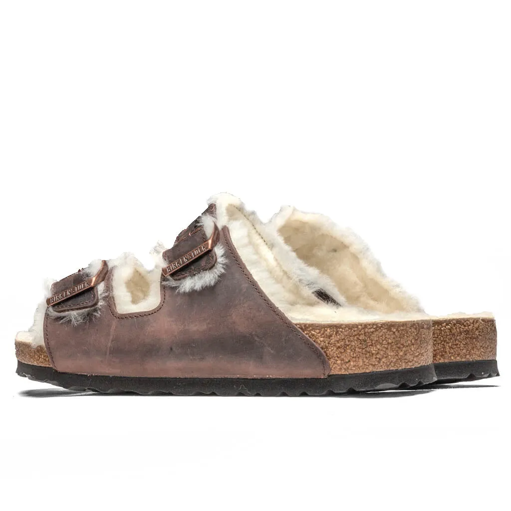 Wide Arizona Shearling - Habana Oil