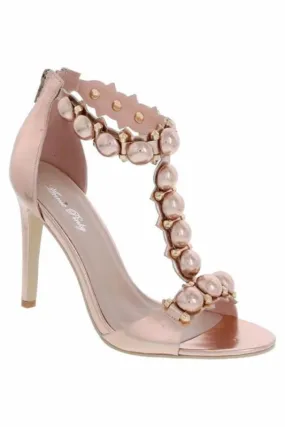 Willa Rose Gold Heel Sandal