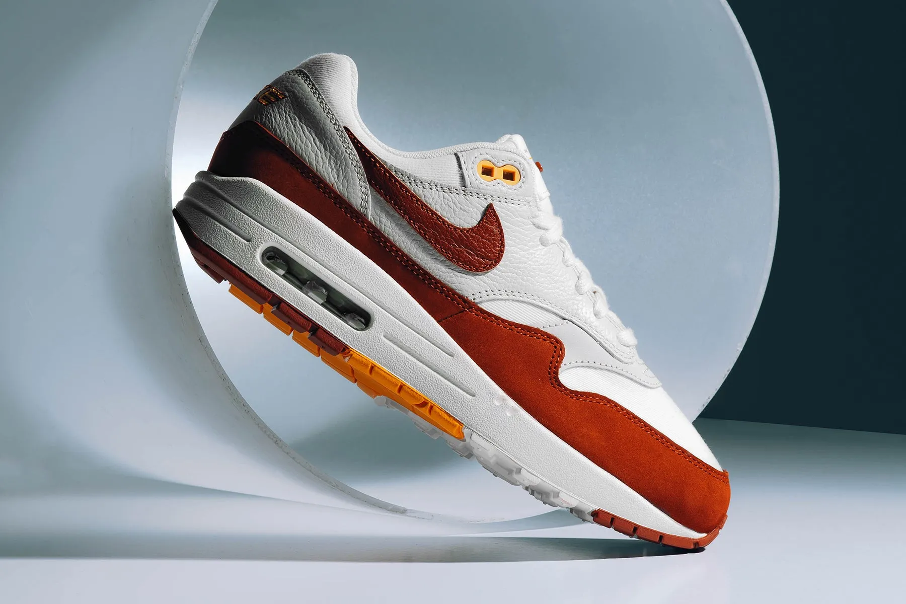 Women's Nike Air Max 1 LX - Sail/Rugged Orange/Light Orewood Brown