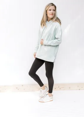 X Dawnes Zipper Sweatshirt in Mint