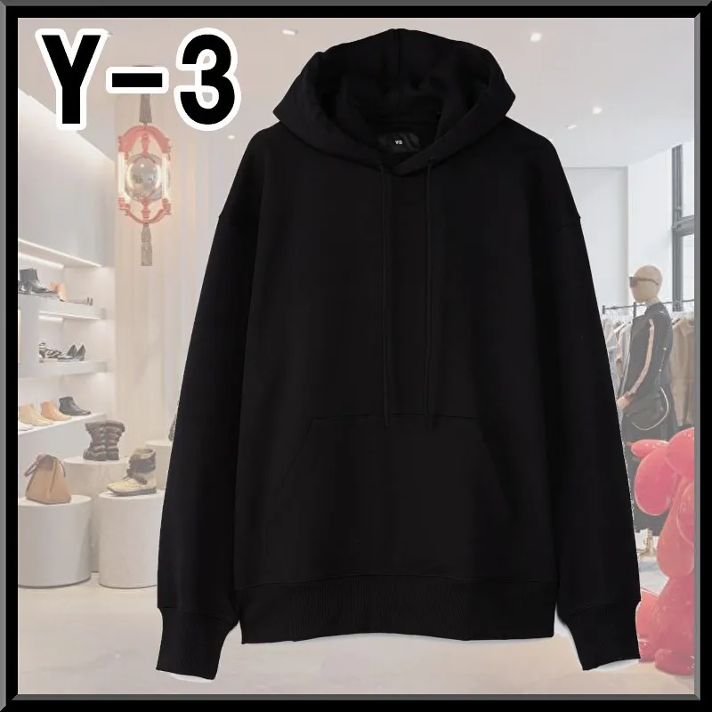 Y-3  |Pullovers Unisex Street Style Long Sleeves Plain Cotton Logo