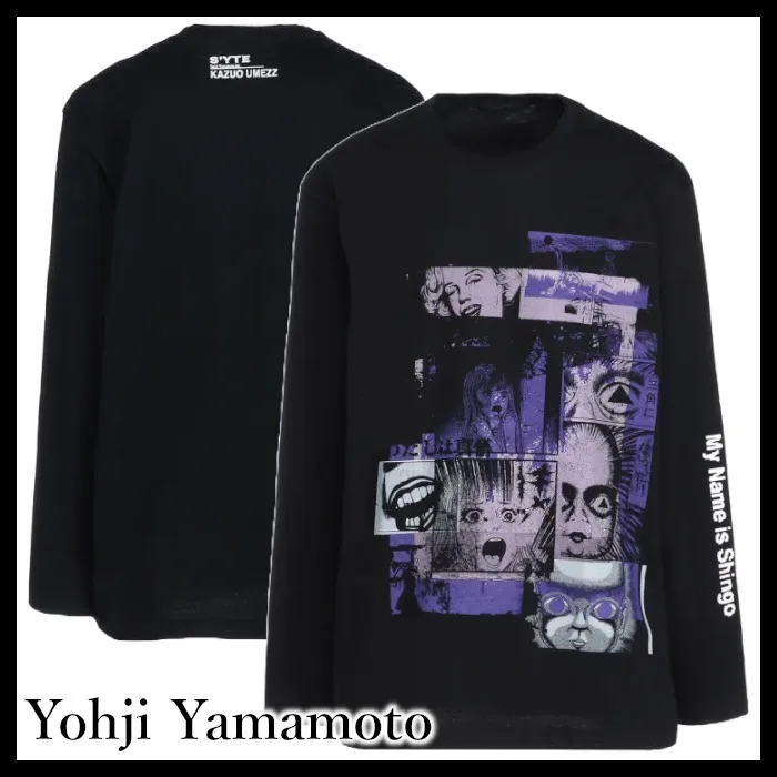 Yohji Yamamoto  |Unisex Street Style Collaboration Long Sleeves Cotton